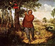 Pieter Bruegel the Elder Peasant and the Nest Robber oil on canvas